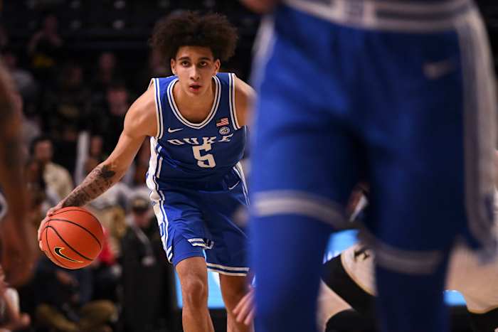 Duke basketball guard Tyrese Proctor